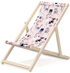 Tumbona infantil de madera, plegable, para playa, jardín, balcón, bebé o playa (gatito) precio