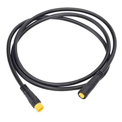 KUIDAMOS Cable Adaptador de Bicicleta, Pieza de Bicicleta eléctrica Conveniente de 3 Pines, para Bicicleta eléctrica(Male-Female)