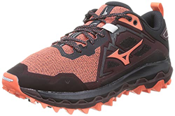 Mizuno Wave Mujin 8, Zapatillas de Trail Running Mujer, LivingCoral/Obsidian/Fudge, 39 EU características