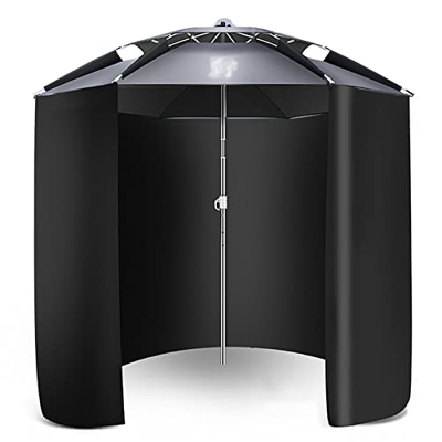 LIGUOYI Parasol For Playa Exterior Sombrilla Parasol para Jardín 220cm/240cm/260cm Pesca Toldos Carpa Resistente Al Agua Y A Los Rayos UV Inclinable R