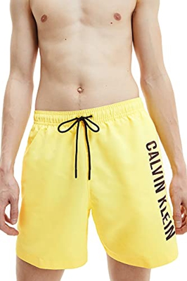 Calvin Klein Medium Drawstring, Baador para Hombre para Hombre, Amarillo (April Yellow), M