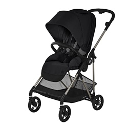 CYBEX Gold Melio Cochecito, Desde nacimiento hasta aprox 3 años (máx. 15 kg), Ultraligero (solo 6,0 kg), Deep Black precio