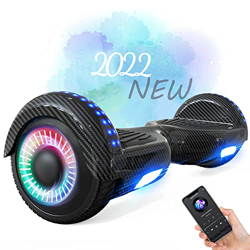 HOVERMAX Hoverboards para Niños,Hoverboards de 6.5 Pulgadas,Hoverboards Autoequilibrante con Altavoz Bluetooth, Luz LED de Color, Potente Motor Dual,  precio