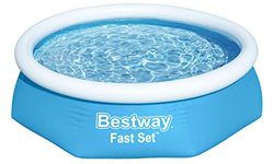 Bestway Fast Set - Piscina sin bomba (244 x 61 cm, redonda), color azul características