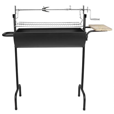 OhhGo Barbacoa de acero Parrilla de cordero lechón cerdo asado máquina herramienta barbacoa suministros