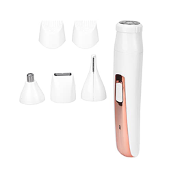 Recortador de Vello de Nariz, Diseño Ergonómico Multifuncional Amigable con la Piel Afeitado Preciso sin Dolor 4 en 1 Removedor de Vello para el Hogar características