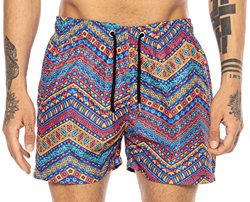 Redbridge Bañador Corto con Estilo Namaste de Secado rápido para Hombre Namaste Multicolor XL en oferta