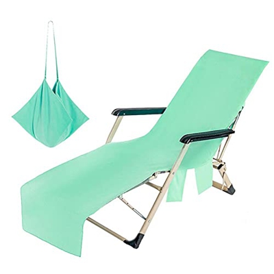 ZYNS Tumbona 1 Pedazo De Color Sólido Secado Rápido De Playa Cubierta De Silla De Playa Jardín De Vacaciones Piscina Cubierta De Silla con Bolsa De Al