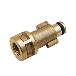 DERASL Adaptador de latón 1/4 y Conector de Pistola de Espuma de Cobre Hembra, Botella de Pistola de Espuma de Nieve / Adaptador de Pistola de Espuma  en oferta