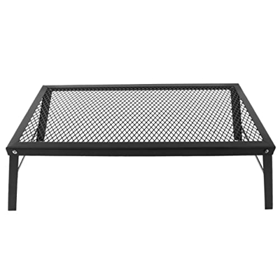 01 02 015 Parrilla Plegable para Fogata, Multifuncional, Fuerte, Plegable, Ligera, Parrilla para Campamento Al Aire Libre para Uso Familiar para Condu