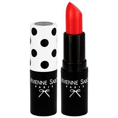 VIVIENNE SABÓ | Barra de Labios The Red Merci 14 | Pintalabios Permanente Hidratante Textura Suave y Cremosa | Larga Duración | Cruelty Free | Hecho e
