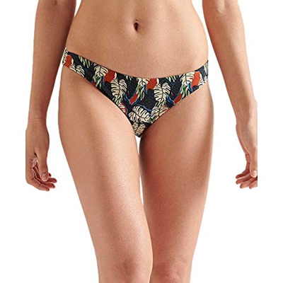 Superdry Classic Bikini Brief Juego Biquini, Cut About Leaves AOP, XS para Mujer