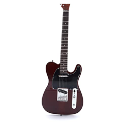 AMINIY Guitarra eléctrica Cuello de Arce Jazz Panel de Caoba de Caoba acústica Cuerda de Acero acústico Cuerpo de Madera Maciza 6 Cuerda de Guitarra e en oferta