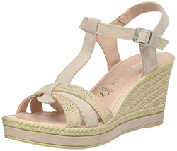 MARCO TOZZI 2-2-28387-24, Sandalia con Pulsera Mujer, Rosa Rose Comb 596, 37 EU en oferta