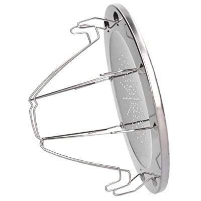 01 02 015 Tostadora Plegable de Acero Inoxidable para Campamento, Fácil de Limpiar, Soporte para Estante para Tostadora de Camping, Plegable para Picn