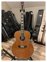 Ebony F512 Lefty Guitar 12 Strings Acústica Electric Solid Guitar Guild Guild Style Guitarra acústica Izquierda Apto para Jugadores en Todas Las etapa precio