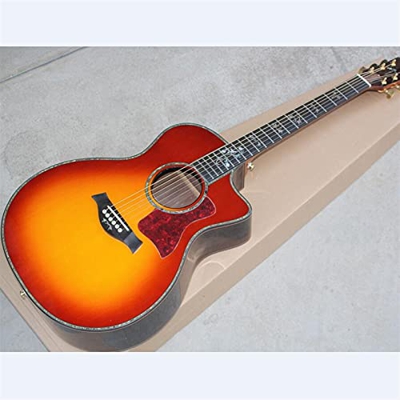 WANANNIGHT Guitarra electrica Guitarna para Principiantes Guitarra Eléctrica Acústica Ebony Fingerboard 41 Pulgadas Classic Acústica Guitarra De Palis