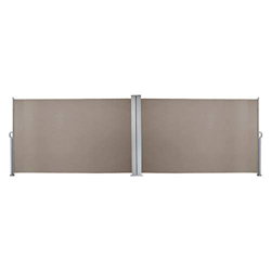 SWANEW Toldo lateral doble, extensible, resistente a los rayos UV, al agua, protección solar, protección visual, protección contra el viento, balcón,  precio