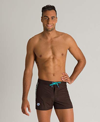 ARENA Bañador Icons X-Short, Hombre, Espresso/White, S
