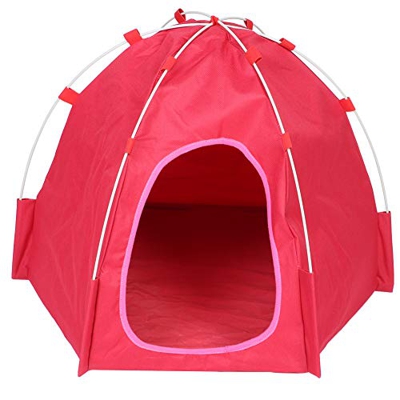 Agatige Tienda de Campaña para Mascotas, Tela Oxford Impermeable, Tienda de Campaña Portátil para Mascotas, Nido para Interiores y Exteriores para Per