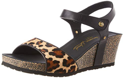 Panama Jack Victory Leopard, Sandalias con cua Mujer, Cable, 41 EU características