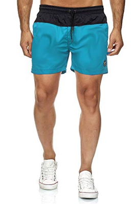 Kayhan Men Swimwear Doubleface, Navy/Blue 6XL