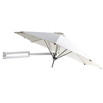 LIGUOYI Sombrilla Parasol para Jardín 220cm/250cm Sombrilla Parasol para Exterior Telescópico Plegable Sombrilla Parasol para Patio, Montaje En Pared 