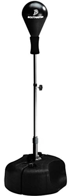 Tech Tools - Saco de Boxeo con Soporte, Altura Ajustable, Saco de Boxeo Independiente, Ideal para Artes Marciales Mixtas, Alivio del estrés y Fitness,