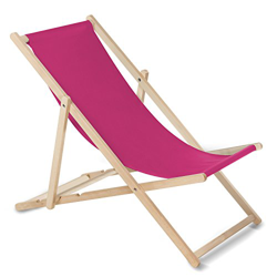 GreenBlue Tumbona - Hecha de Madera de Haya, Disponible en 12 Colores, práctica, cómoda (Fucsia) … en oferta