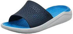 Crocs LiteRide Slide Unisex Adulta Chancla, Azul (Navy/White), 45/46 EU características