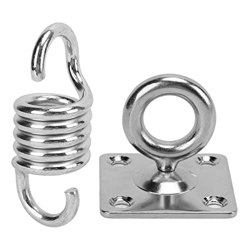 Lantuqib Kit para Colgar Sillas de Hamaca, Juego para Colgar Columpio Resistente Anticorrosión para Hamaca de Yoga en oferta