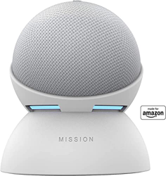 Base con batería Made for Amazon, para Echo Dot (4.ª generación), Blanco en oferta