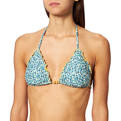 Women' Secret Bikini GATHERED REMOVABLE PAD TOP BAÑO MUST 6482236 ESTAMPADO AZUL ,85B para Mujer
