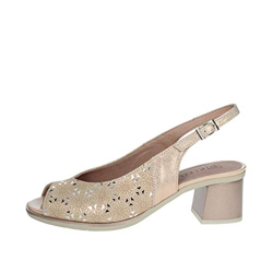 Sandalia Piel trabilla Tacon 5 cm. (Nude, Numeric_40) precio