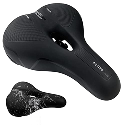LSEEKA Sillín de Bicicleta Asiento de Bicicleta Almohadilla a Prueba de Golpes Cojín de Asiento de Bici de Gel Ergonómico y Cómodo para MTB, Bicicleta en oferta