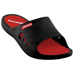 Mosconi Hombre Olympic Sandalia, Deportivas, Negro/Rojo, 41 EU características