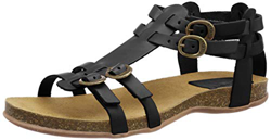 Kickers Ana, Sandalias de Punta Descubierta Mujer, Negro (Noir 8), 38 EU en oferta