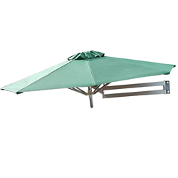 LIGUOYI Sombrilla Parasol para Jardín 220cm/250cm Sombrilla Parasol para Exterior Telescópico Plegable Sombrilla Parasol para Patio, Montaje En Pared  características