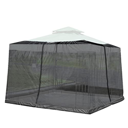 Red de para acampar - Red grande para sombrilla de patio - Recinto de malla de poliéster para exteriores con cremallera y cuerda ajustable, fácil de i en oferta