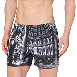 HUGO Moa Bañador para Hombre, Open Grey65, XL precio