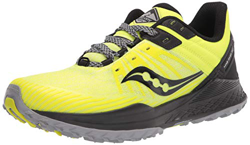 Saucony Men's Mad River TR2 Trail Running Shoe, Citrus/Black, 8 Medium precio