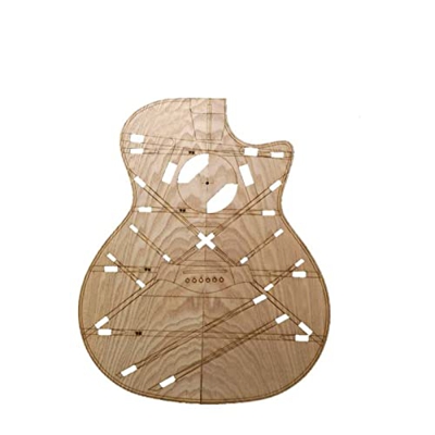 YHYQ Esquina De Barril Positivo De 41 Pulgadas Que Hace La Plantilla De Madera De La Posición del Código del Haz De Sonido De La Guitarra Acústica Pop