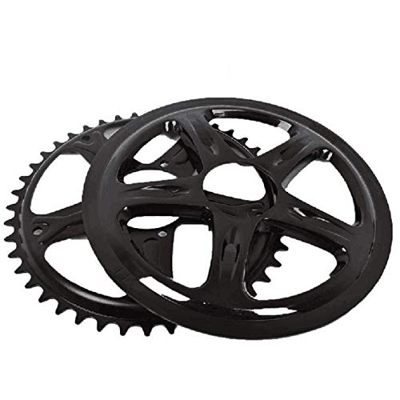 cherrypop Ebike BBS01 BBS02 - Rueda de plato y protector de cadena de repuesto, color negro 52T para motor Bafang Mid Drive