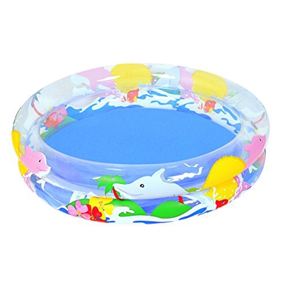 Bestway  51013 Infantil Piscina Transparente Vida Marina 102 x 20 cm