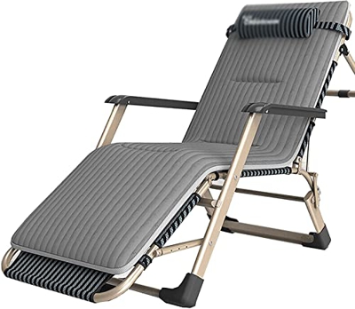 JYHZ Cajolg - Tumbona plegable reclinable con ángulo ajustable para patio y patio