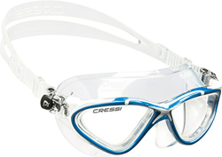 Cressi Planet Swim Goggles - Premium Anti Niebla Gafas de Natación Máscara 100% Anti UV, Transparente/Azul/Blanco características