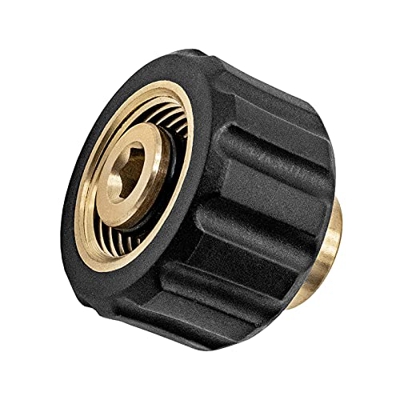 DERASL Conector de latón 1/4 + Conector de Pistola de Espuma de Cobre Hembra, el Adaptador de Pistola de Espuma es Adecuado para limpiadores de Alta p