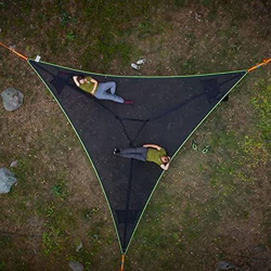 Ximger Hamaca portátil de 3 puntos, diseño de 3 puntos, hamaca triángulo al aire libre, 280 x 280 x 280 cm para camping, viajes, patio, bosque precio
