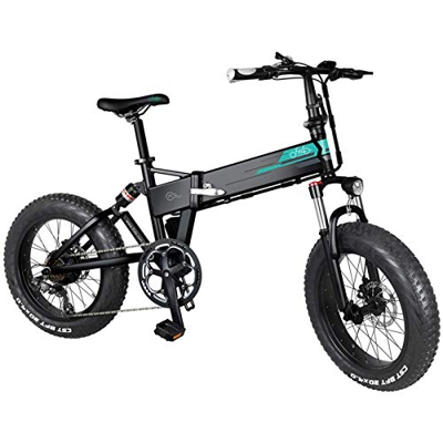 M1 Pro Bicicleta Plegable eléctrica Recargable para Adultos, Bicicleta Recargable con batería extraíble para vehículos de Ciclismo de montaña al Aire 