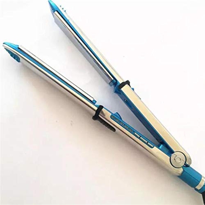 PPCERY Pro Nano Titanium Prima Optima 3000 1/4 '' Titanium 1.25"Plancha de Hierro Plano 465F 110V-240V Curling de Cabello (Color : Blue)